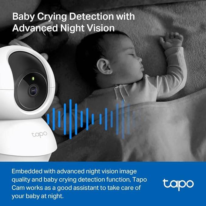 Tapo C210 3MP Camera with Installation and 128GB SD Card
