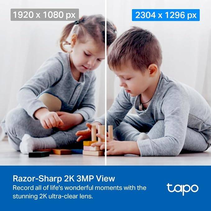 Tapo C210 3MP Camera with Installation and 128GB SD Card