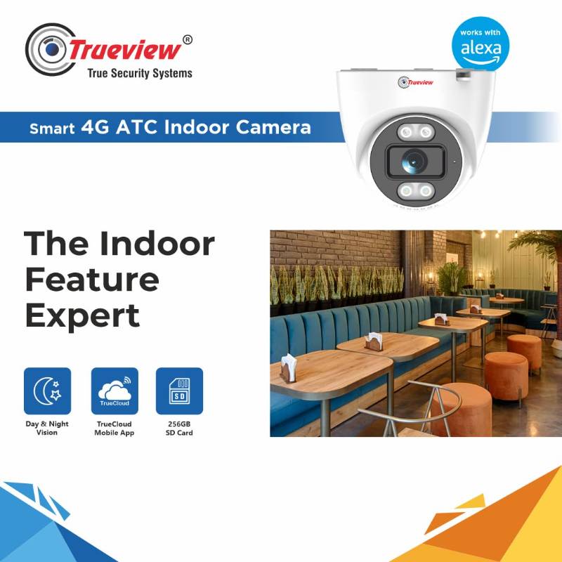 Truview Dome 4G Camera with Installation and 128GB SD Card