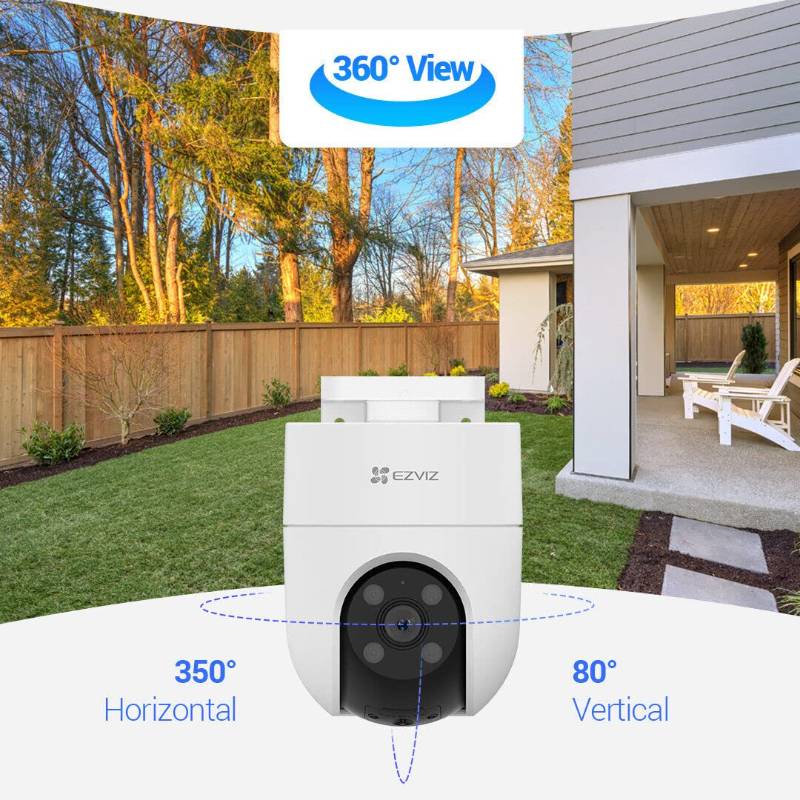 H8C WIFI 2MP  Camera with Installation and 128GB SD Card