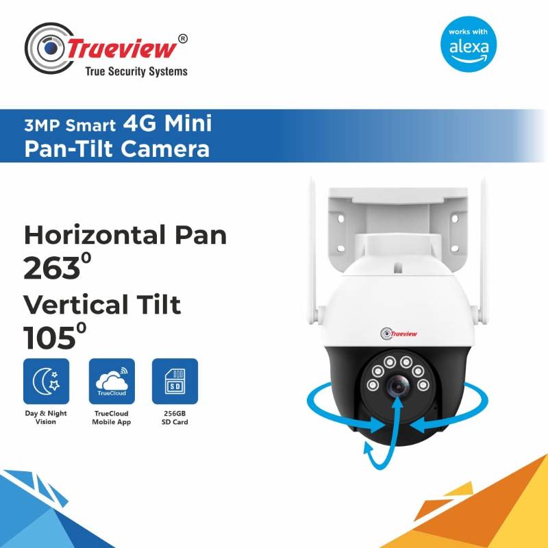 Truview PT 4G Camera with Installation and 128GB SD Card