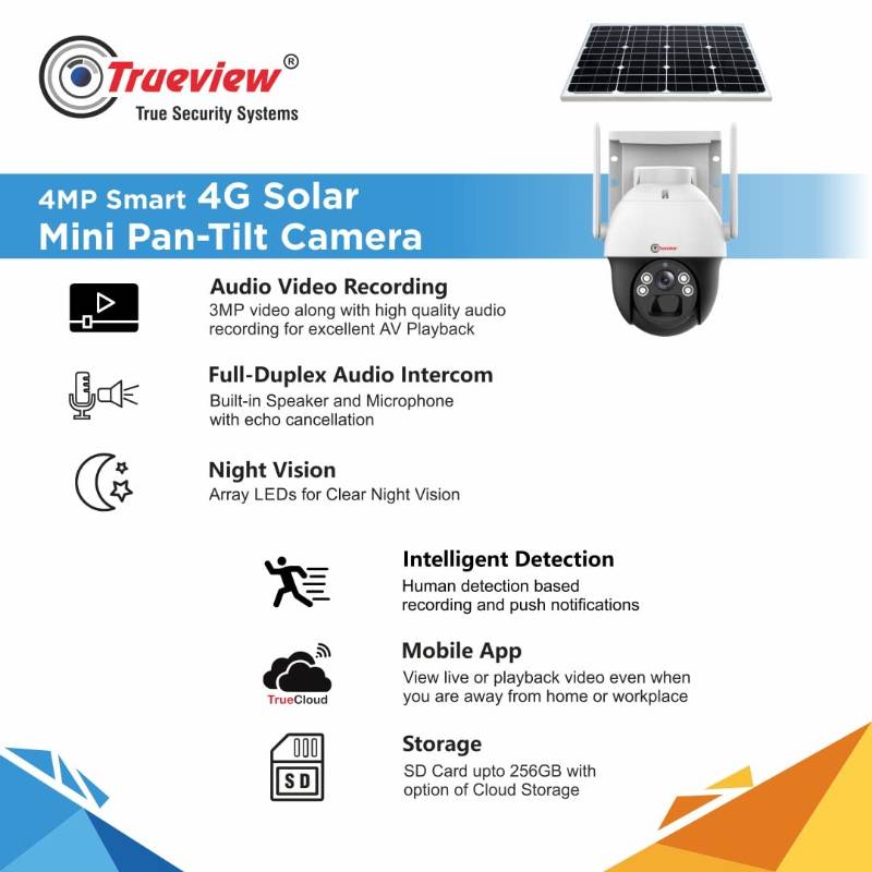 Truview Solar PT Camera with Installation and 128GB SD Card