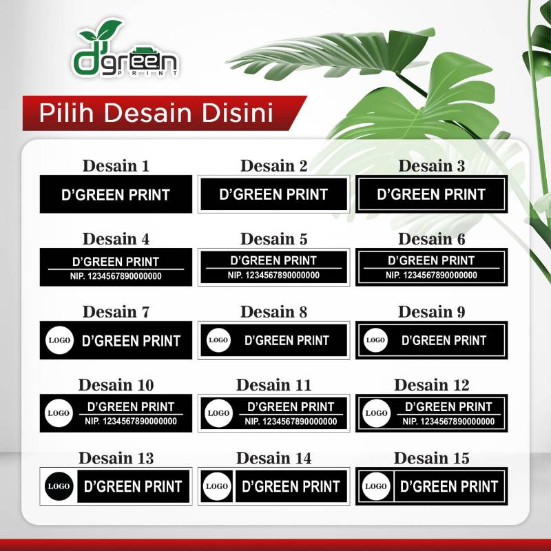 PAPAN NAMA RESIN (PENITI)