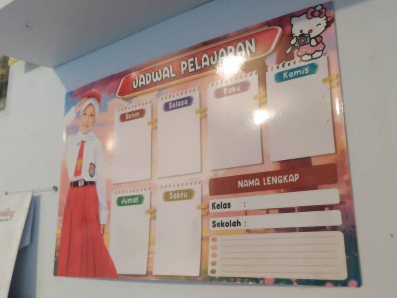 JADWAL PELAJARAN