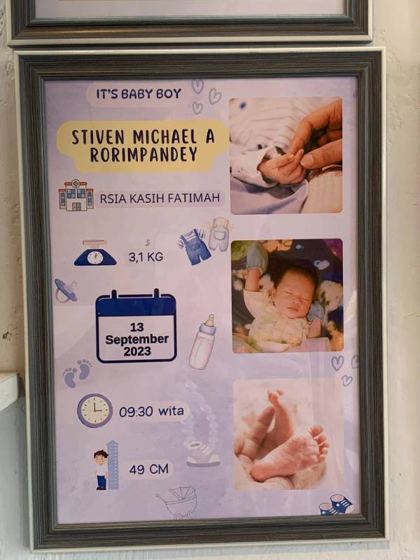 FRAME BIODATA BAYI