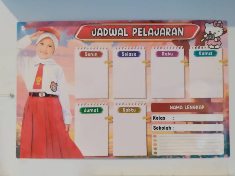 JADWAL PELAJARAN