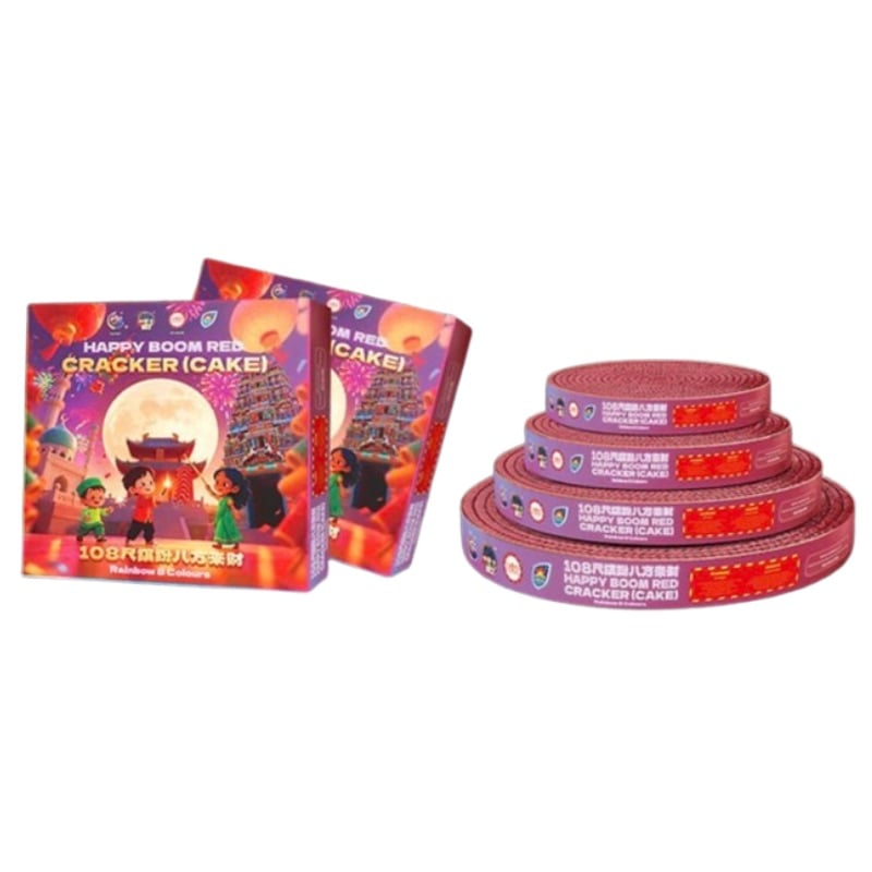 M8 | 108尺缤纷八方来财 | 108 Kaki Rainbow - 8 Colors