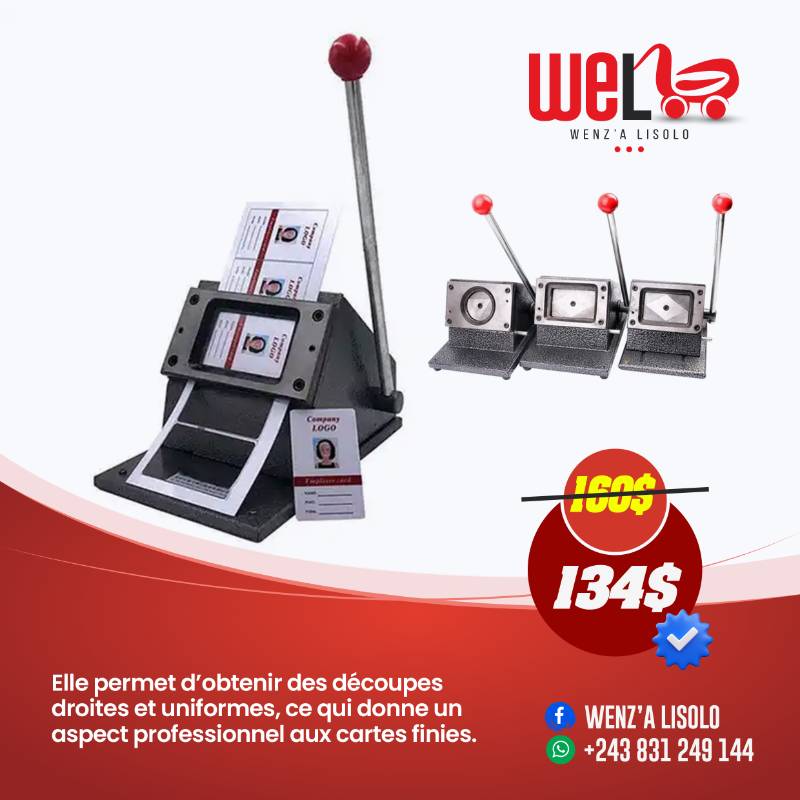Machine à carte en PVC