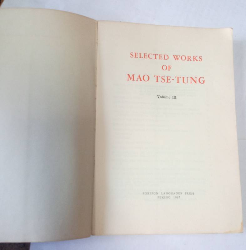 SELECTED WoRKS of MAO TSE-TUNG
vol.3