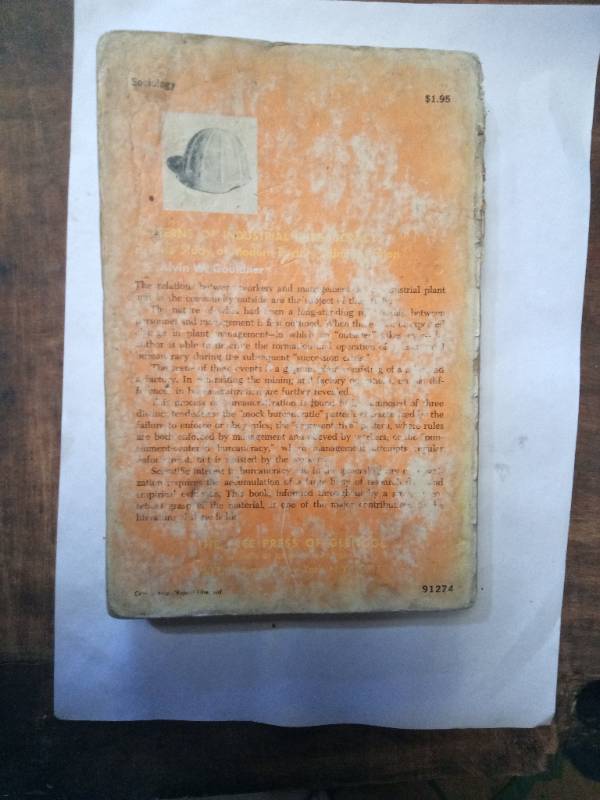 Patterns of Industrial Beaurocracy
1954