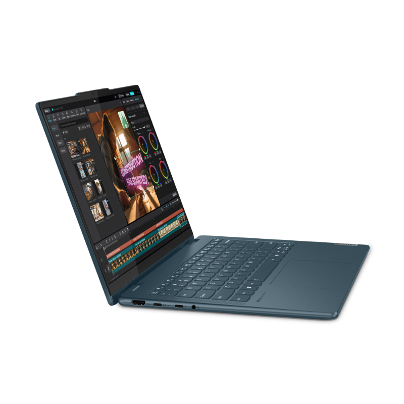 Lenovo Yoga 7i 2in1 14IML9 83DJ000XID Core Ultra 7-155H RAM 16GB SSD 1TB 14" 2.8K OLED Touchscreen Win11 + OHS 2021 Tidal Teal