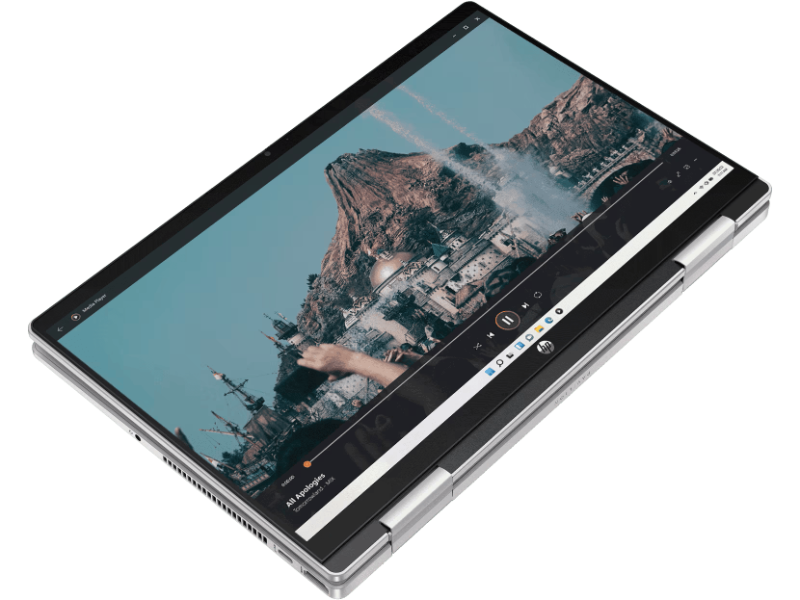 HP Pavilion x360 14 ek2123TU Intel Core 3 - 100U RAM 8GB SSD 512GB 14" FHD IPS Touchscreen Win11 + OHS 2021 Natural Silver
