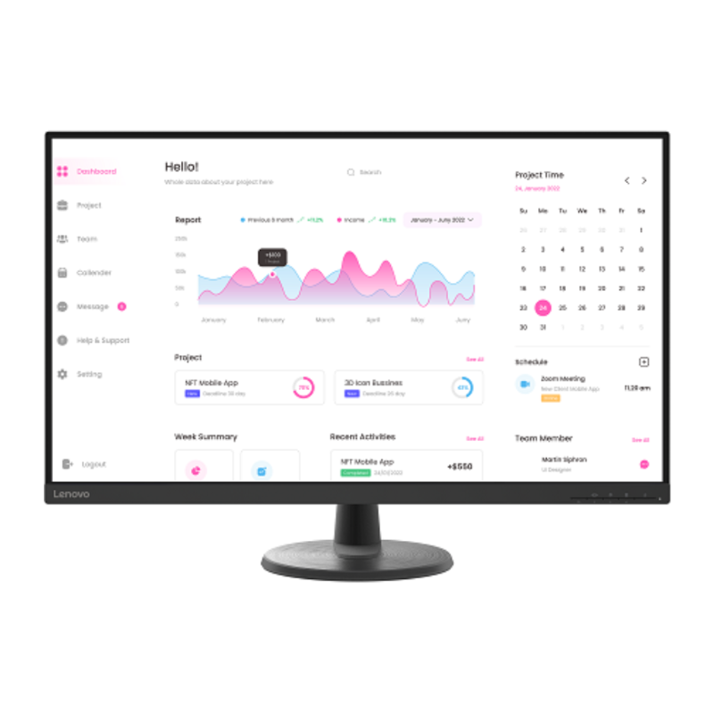 Monitor Lenovo D32-40 FHD LED 32″ 60Hz VA