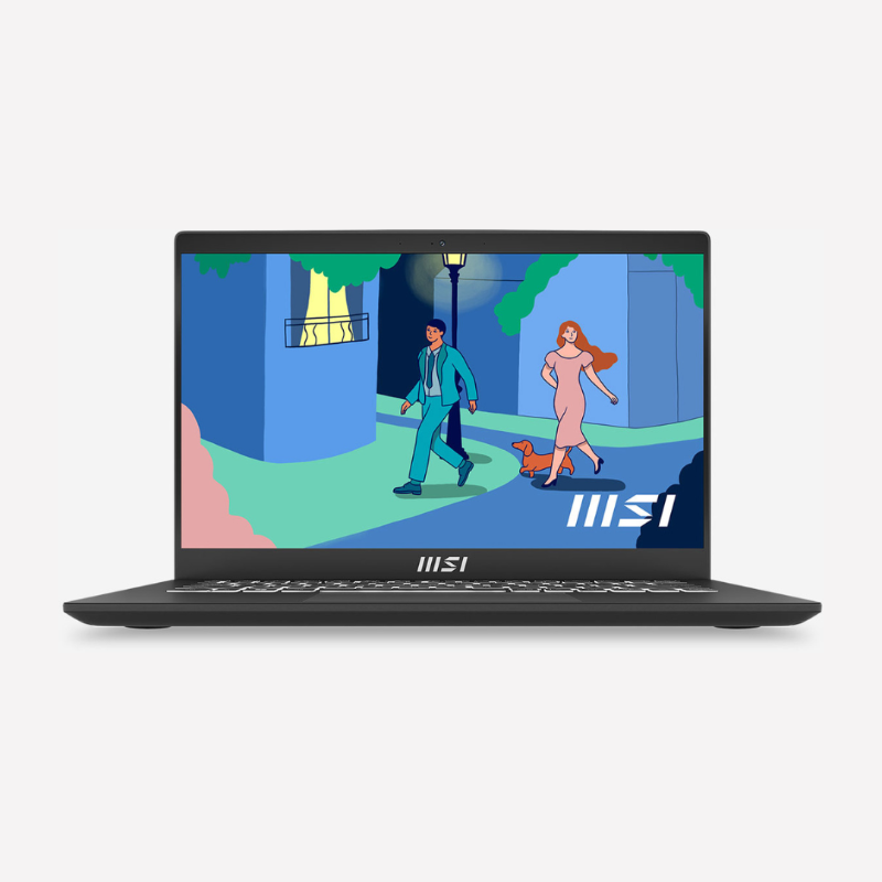 MSI Modern 14 C12MO 9S7-14J112-1288 Core i3-1215U RAM 8GB SSD 512GB 14" FHD Win11 + OHS 2021 Classic Black
