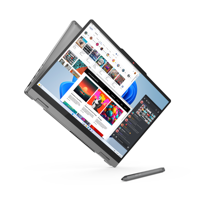 Lenovo IdeaPad 5 2in1 14IRH9 83KX0010ID Core i5-13420H RAM 16GB SSD 512GB 14" WUXGA IPS Touchescreen Win11 + OHS 2021 Luna Grey