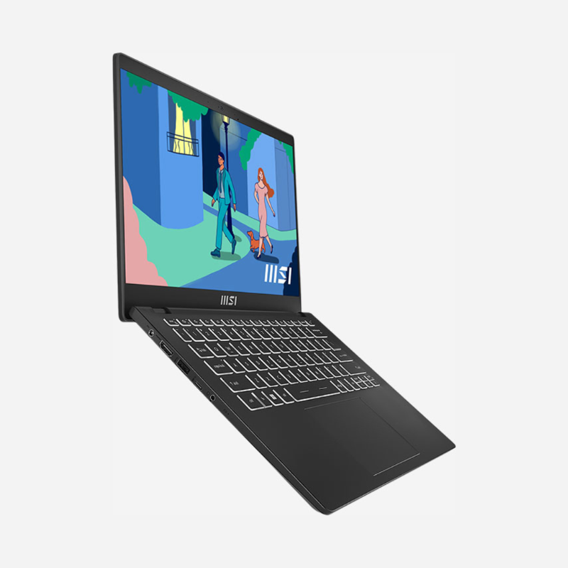 MSI Modern 14 C12MO 9S7-14J112-1288 Core i3-1215U RAM 8GB SSD 512GB 14" FHD Win11 + OHS 2021 Classic Black