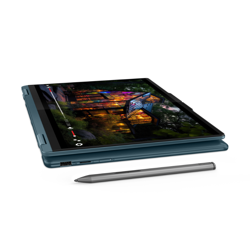 Lenovo Yoga 7i 2in1 14IML9 83DJ000XID Core Ultra 7-155H RAM 16GB SSD 1TB 14" 2.8K OLED Touchscreen Win11 + OHS 2021 Tidal Teal