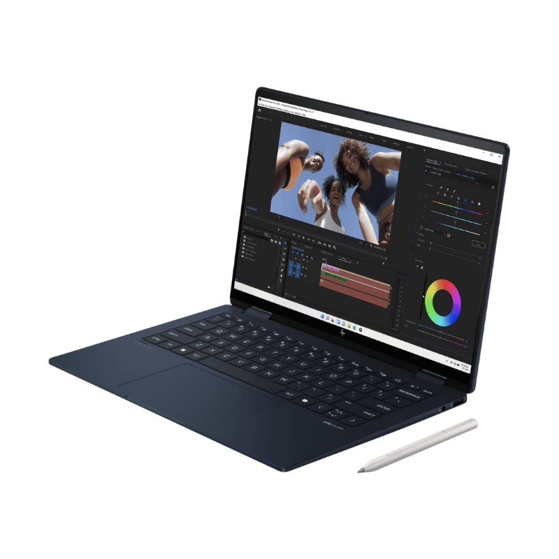 HP ENVY x360 fc0888TU Intel Core Ultra 7-155U RAM 16GB SSD 1TB 14" 2.8K OLED 120Hz EVO Win11 + OHS 2021 Blue