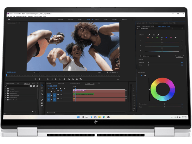 HP Envy x360 14 fc0555TU Core Ultra 5-125U RAM 16GB SSD 512GB 14" 2.8K OLED 120Hz Win11 + OHS 2021 Silver