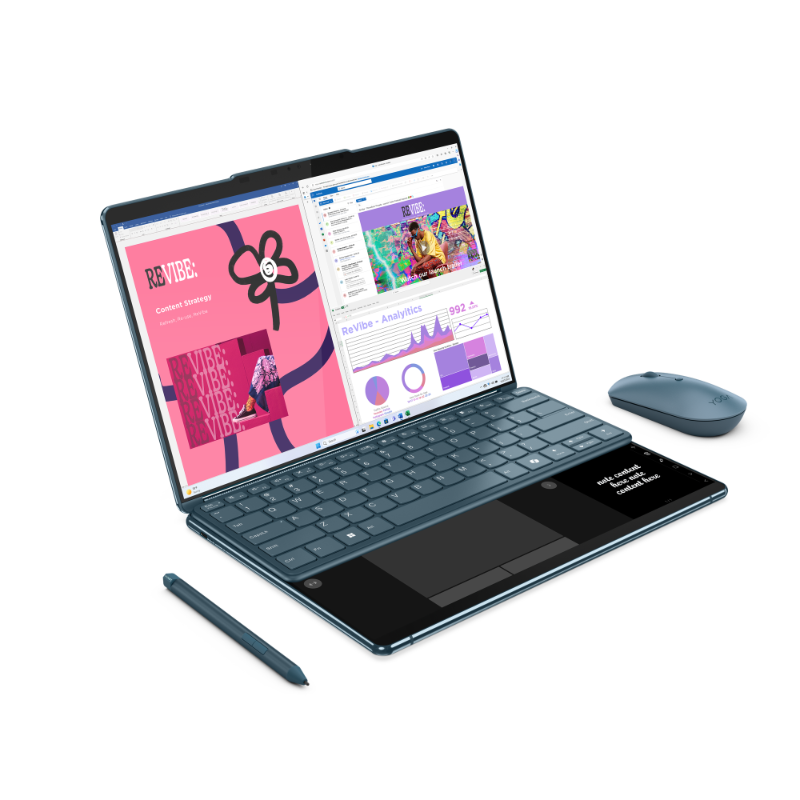 Lenovo Yoga Book 9i 83FF000GID Core Ultra 7-155U RAM 32GB SSD 1TB SSD 2x 13.3" 2.8K OLED Win11 + OHS 2021 Tidal Teal