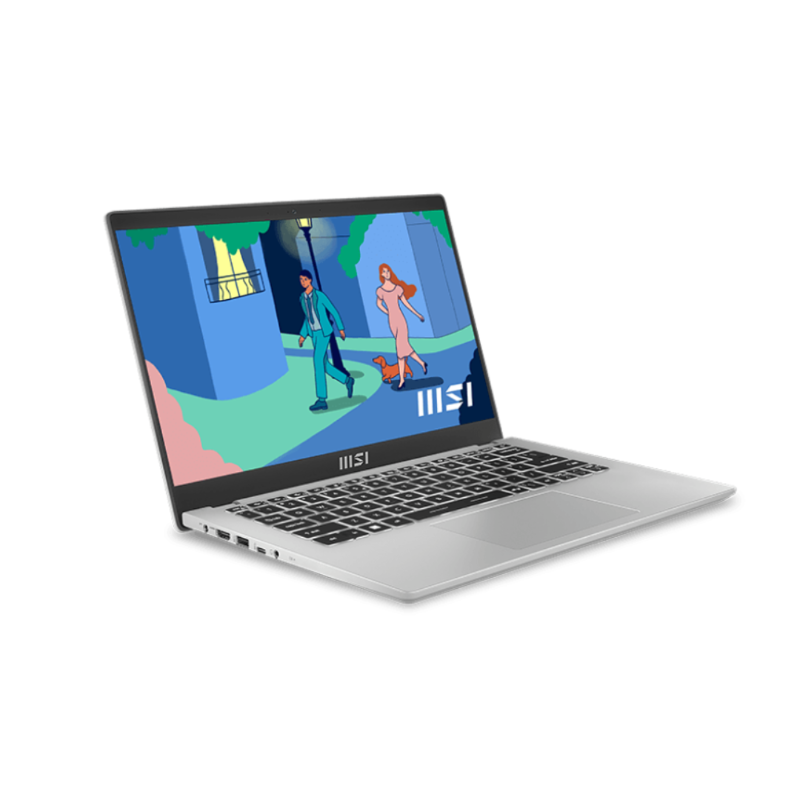 MSI Modern 14 C12MO 9S7-14J111-1282 Core i5-1235U RAM 16GB SSD 512GB 14" FHD Win11 + OHS 2021 Urban Silver