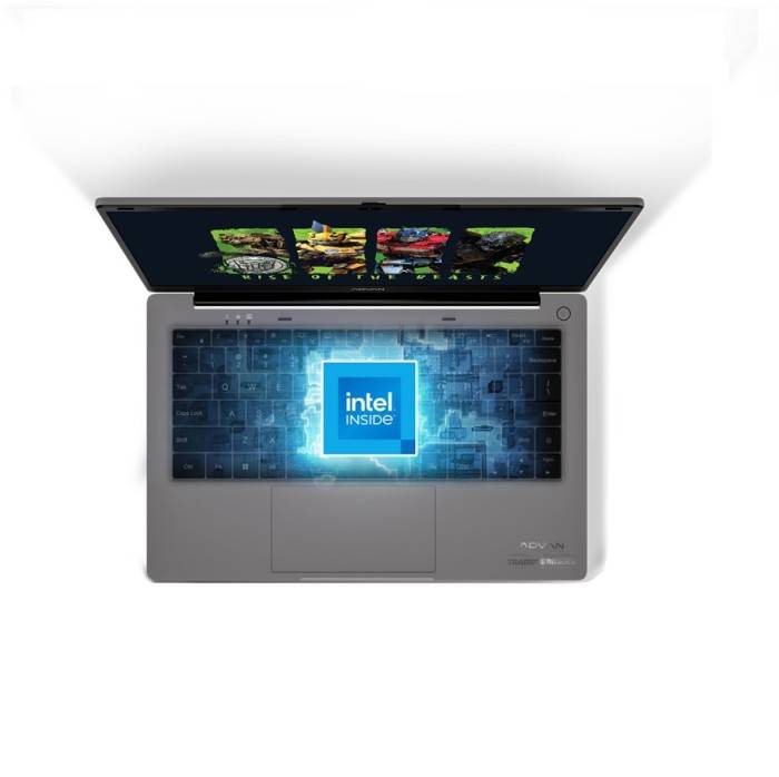 ADVAN T Book Transformers Celeron N100 RAM 4GB eMMC 128GB 14" HD Windows 11 Grey