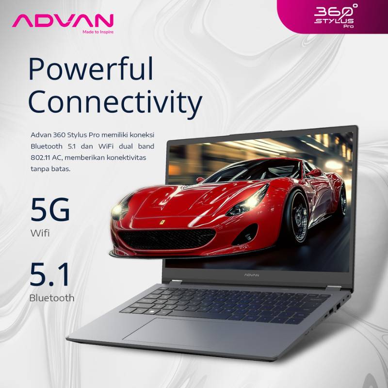 ADVAN Stylus Pro Core i3-1215U RAM 8GB SSD 256GB Windows 11