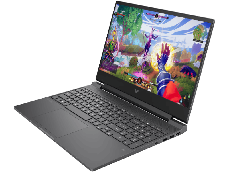 HP Victus 15 fb1888AX Ryzen 5-7535HS RAM 8GB SSD 512GB Nvidia RTX 2050 15.6" FHD IPS Win11 + OHS 2021 Mica Silver