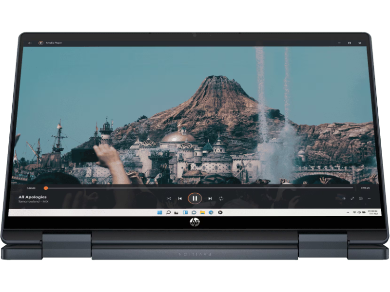 HP Pavilion x360 14 ek2051TU Intel Core 3 - 100U RAM 8GB SSD 512GB 14" FHD IPS Touchscreen Win11 + OHS 2021 Space Blue