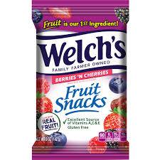 Welch's Fruit Snacks- Berries & Cherries