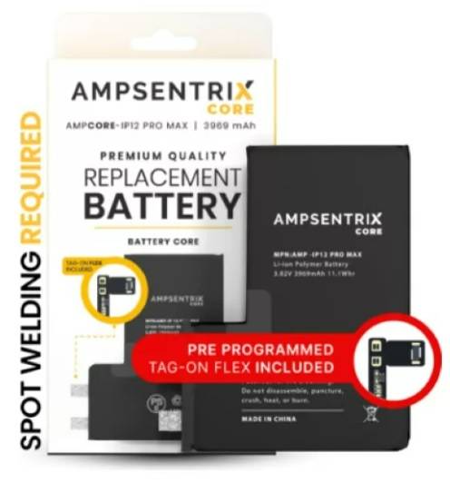 Bateria AmpSentrix Core TAG-ON iPhone 12 PRO MAX - (Cod. 8009)