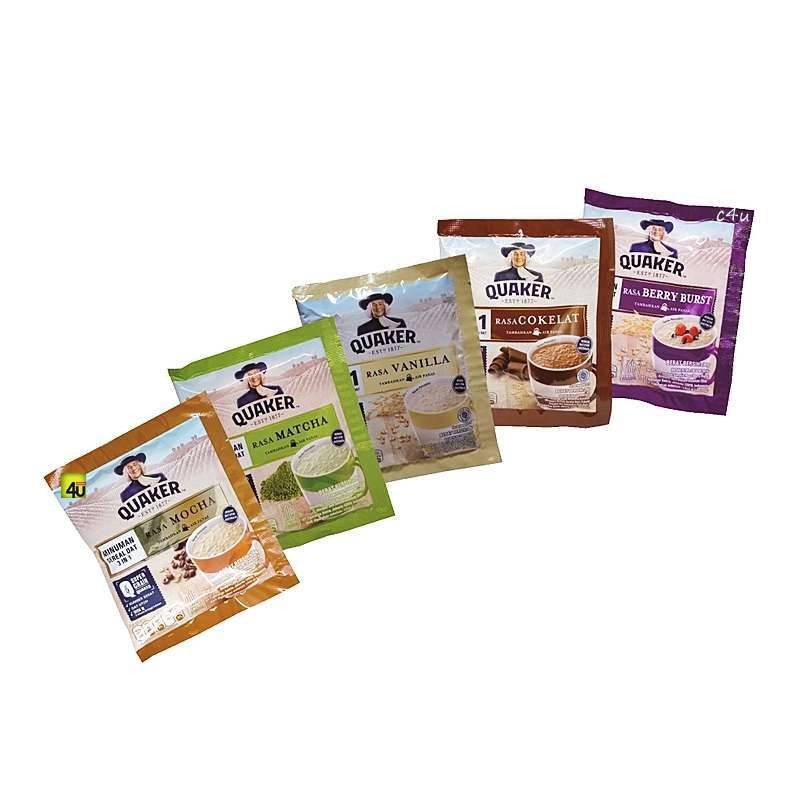 Quaker Oat 3 in 1 Coklat & Vanilla