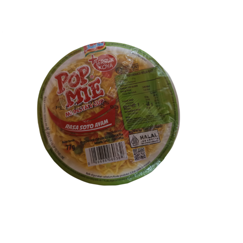 Pop Mie 60gr - 77gr besar all variant