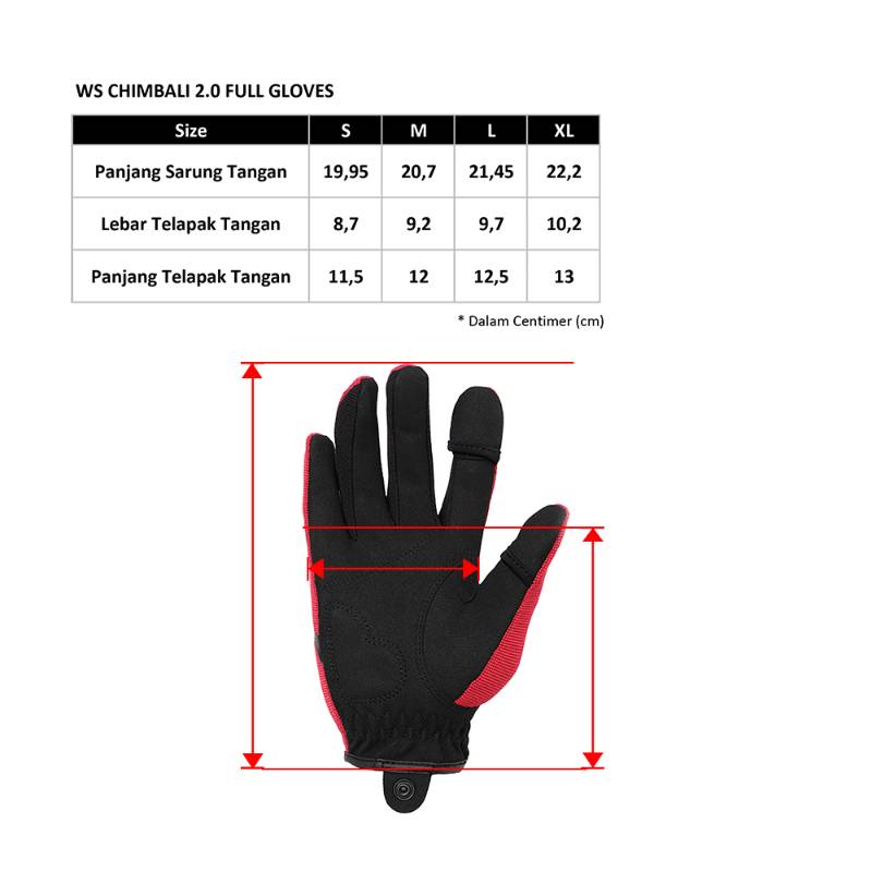 WS CHIMBALI 2.0 FULL GLOVES