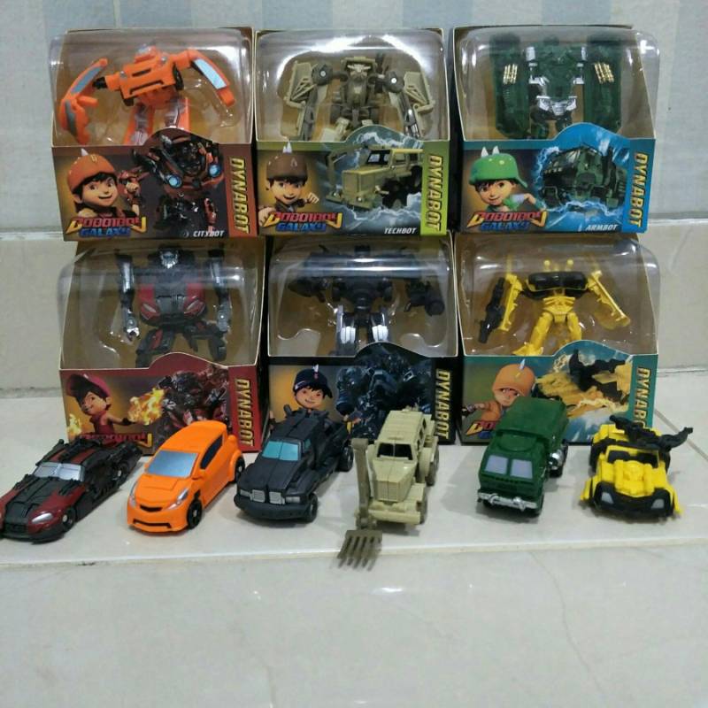 Mainan Mobil Robot Mobil Mobilan Boboiboy Galaxy Transf - 5 - 1