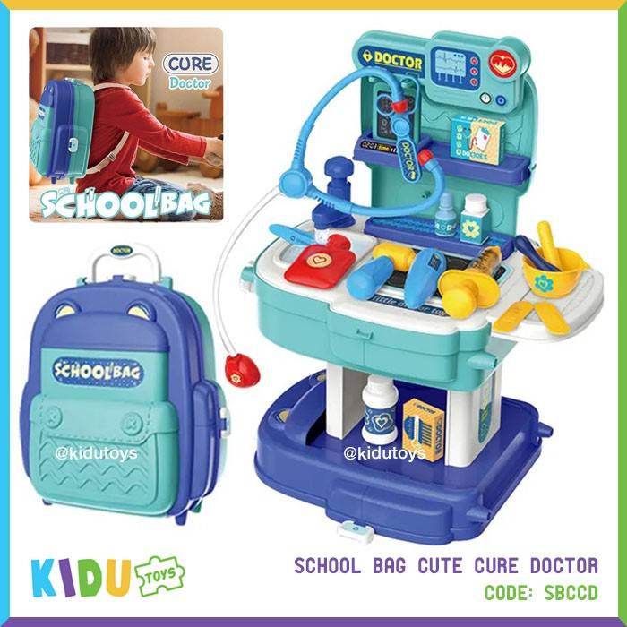Mainan Anak Dokter Dokteran School Bag Cute