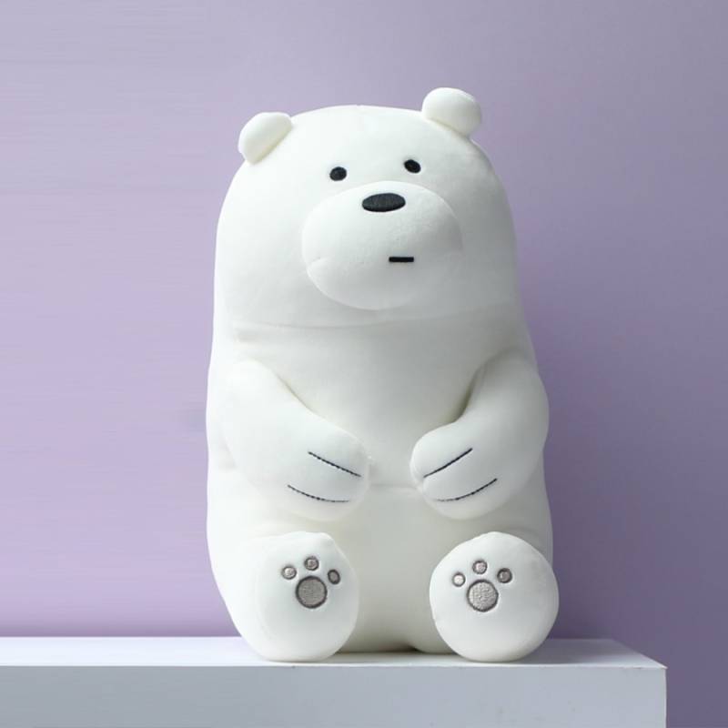 Boneka mainan anak We Bare Bears-Lovely Sitting Plush - Grizzly
