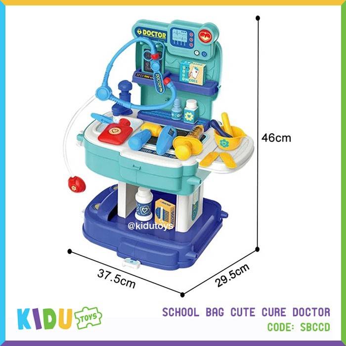 Mainan Anak Dokter Dokteran School Bag Cute