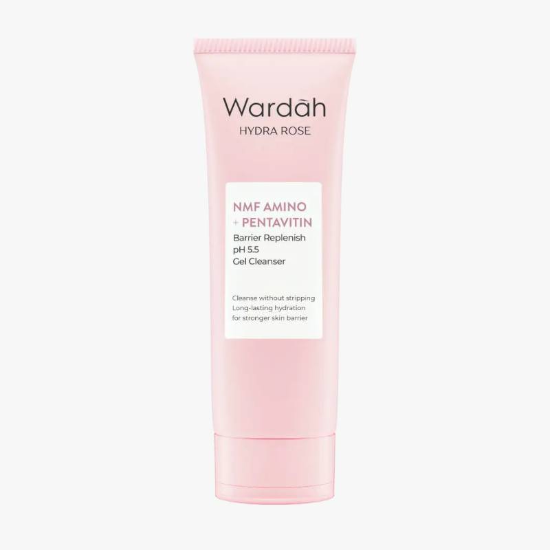 Wardah Hydra Rose NMF Amino + Pentavitin Barrier Replenish pH 5,5 Gel Cleanser