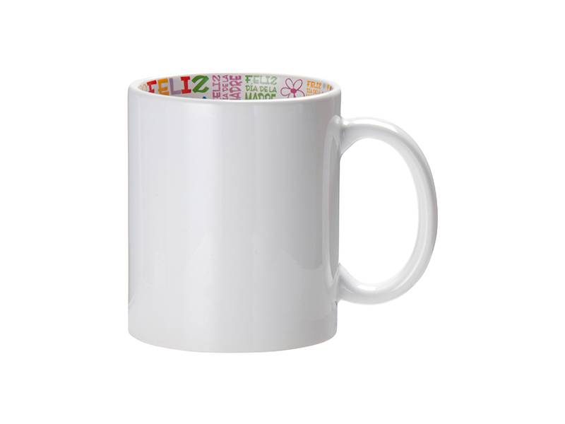 TAZAS BLANCAS 11ONZ INTERIOR FELIZ DIA DE LAS MADRES