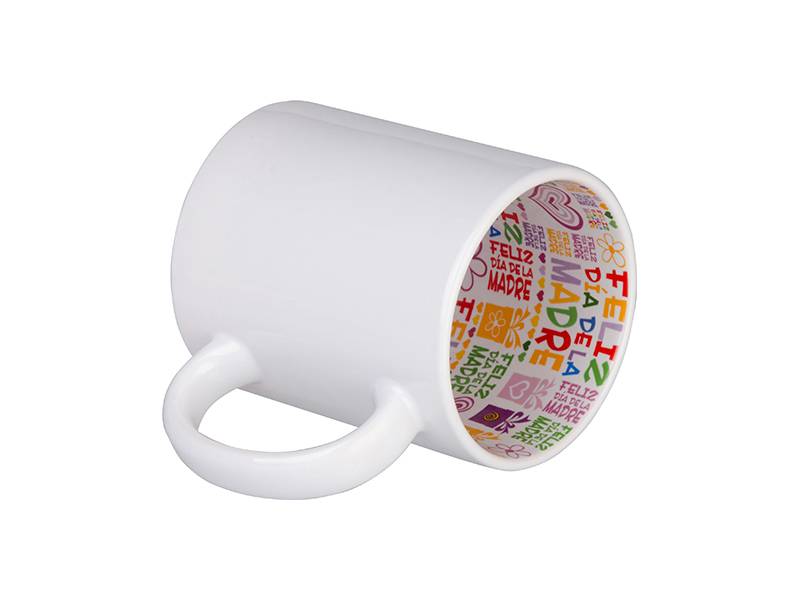 TAZAS BLANCAS 11ONZ INTERIOR FELIZ DIA DE LAS MADRES