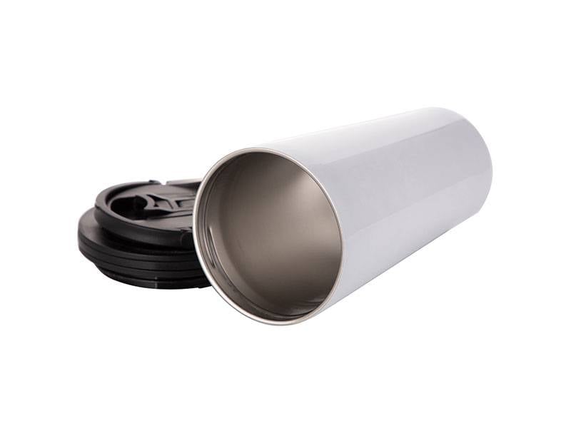 TERMOS ACERO BLANCOS CON TAPA DE SEGURIDAD 16ONZ