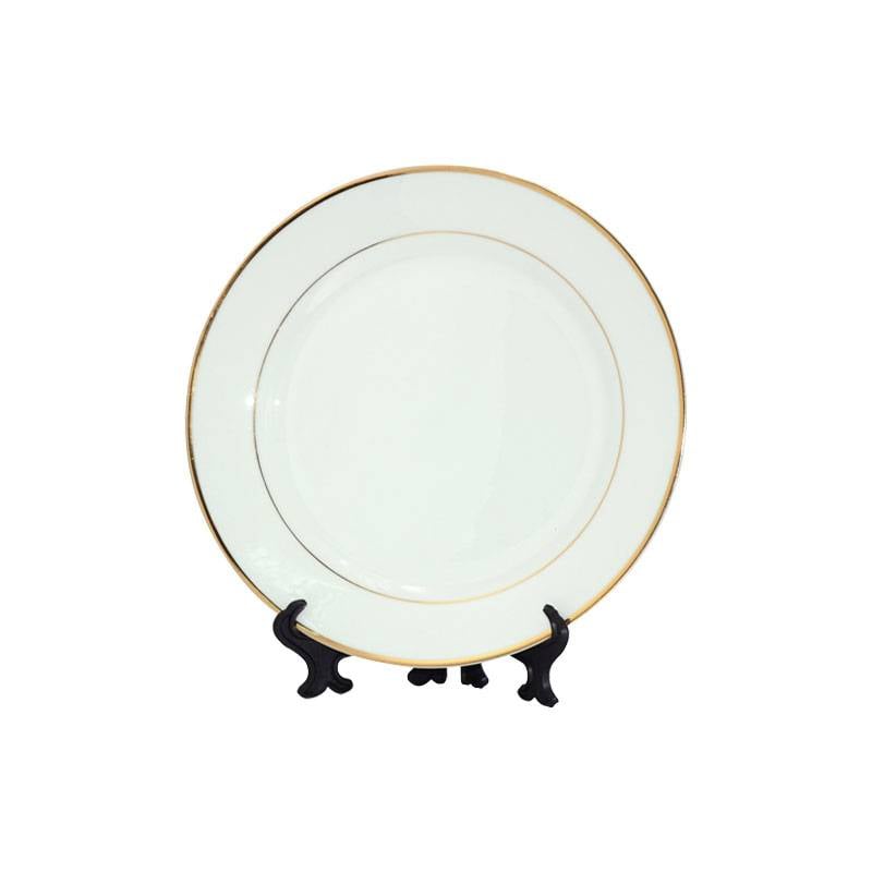PLATOS BLANCOS 10'' DE SUBL.CON BASE