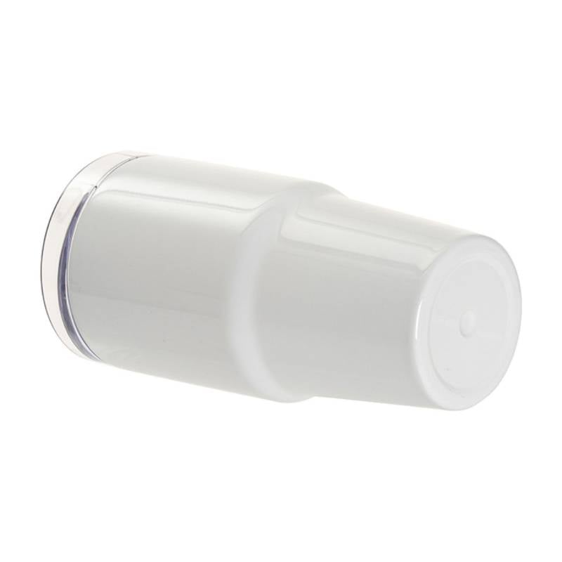 Vasos de Viajeros (Blanco) 20onz/600mL - Acero Inoxidable con Sorbete y Tapa