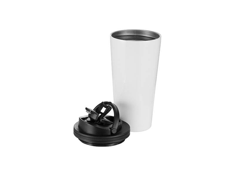 TERMOS ACERO BLANCOS CON TAPA DE SEGURIDAD 16ONZ