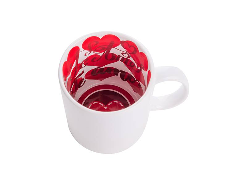 TAZAS BLANCAS 11ONZ INTERIOR TE AMO