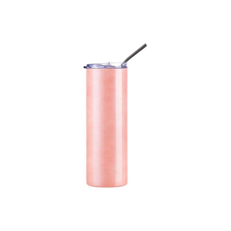 Vasos Cambio de Color al Calor (Naranja a Amarillo) 20oz/600ml Tapa y Sorbete - Acero Inoxidable