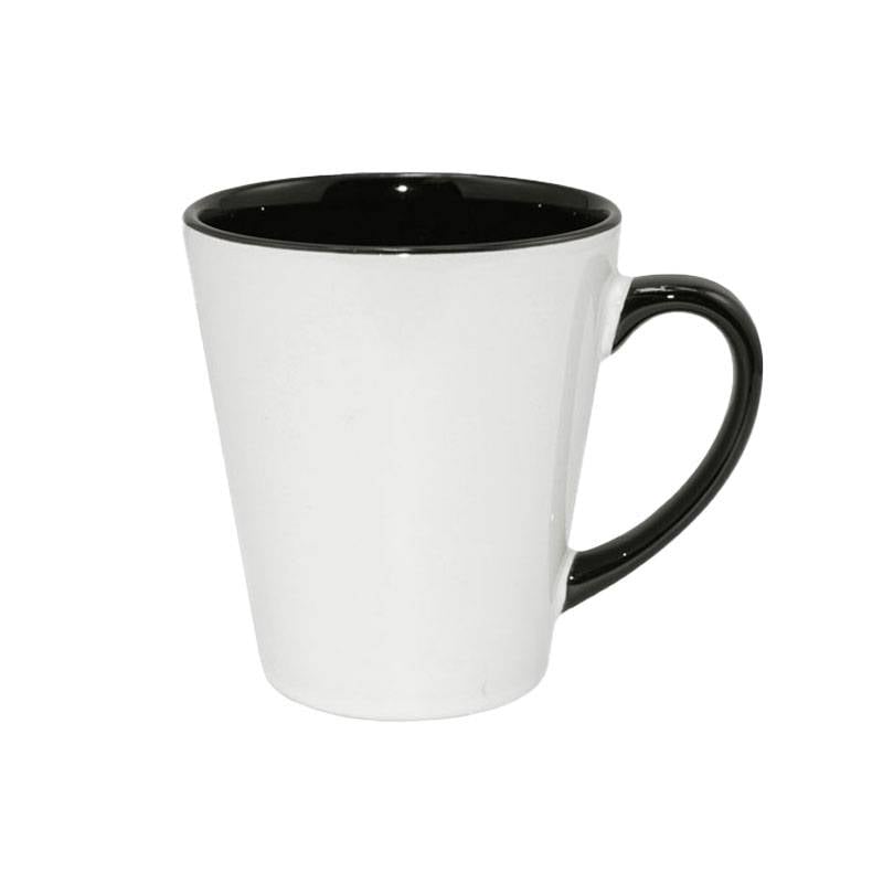 TAZAS LATTE NEGRA 12ONZ, PARA SUBLIMACION