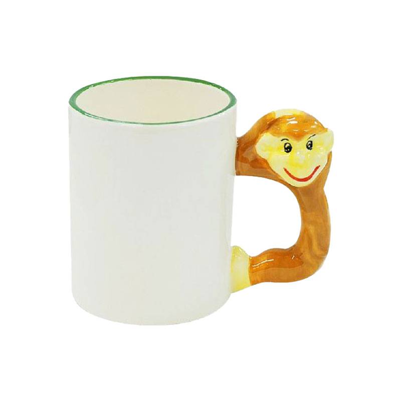 TAZA FORMA DE ANIMALES, MONO 11ONZ PARA SUBLIMACION