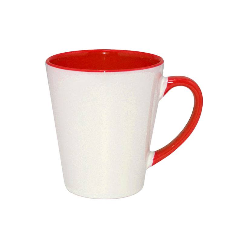 TAZAS LATTE ROJAS 12ONZ, PARA SUBLIMACION